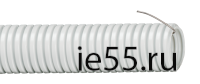 Труба гофр.ПВХ d 25 с зондом (25 м) IEK