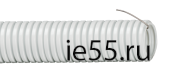 Труба гофр.ПВХ d 50 с зондом (15 м) ИЭК